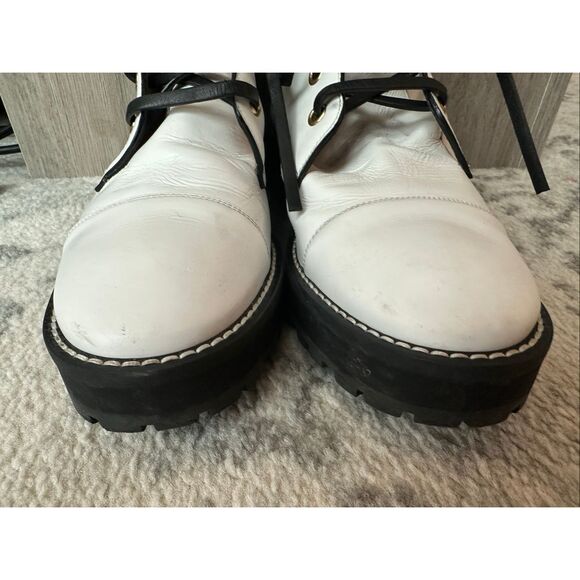 Stuart Weitzman Lexy Combat Boots Sz 5.5 - Picture 5 of 14